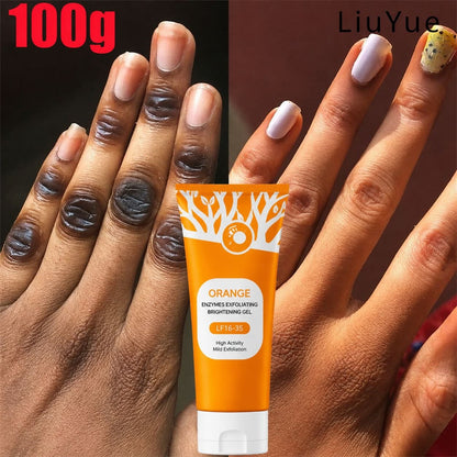 Gel Exfoliant Éclaircissant à l'Orange — Élimine les Cellules Mortes et Révèle ton Éclat Naturel