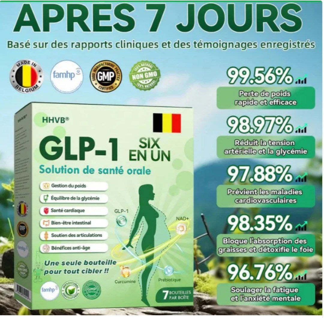 Bruleur de Graisse GLP-1 : Perdez du Poids Naturellement et sans Faim
