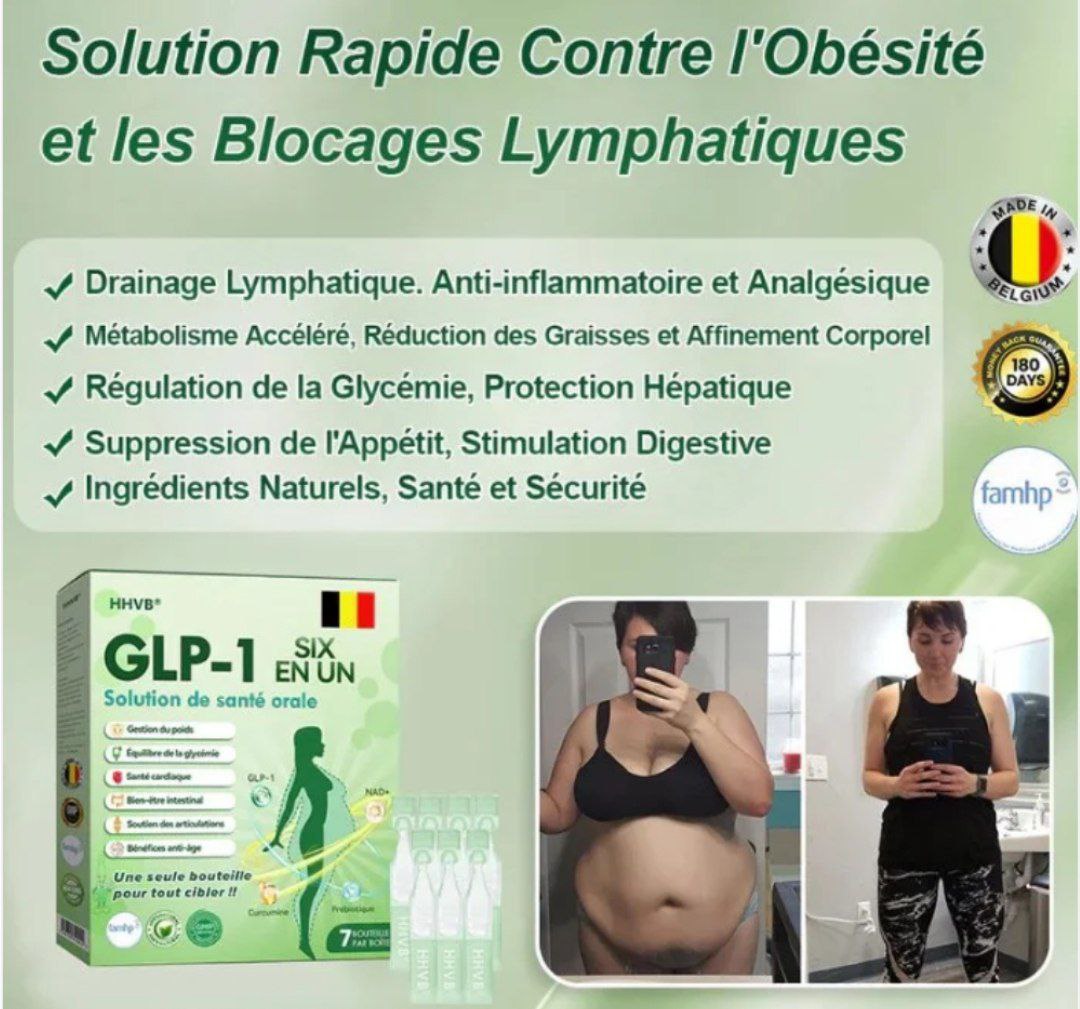 Bruleur de Graisse GLP-1 : Perdez du Poids Naturellement et sans Faim