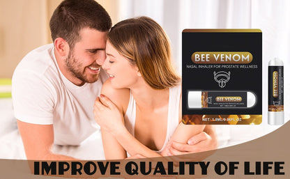 Inhalateur nasal BeeBoom pour le bien-être de la prostate.
