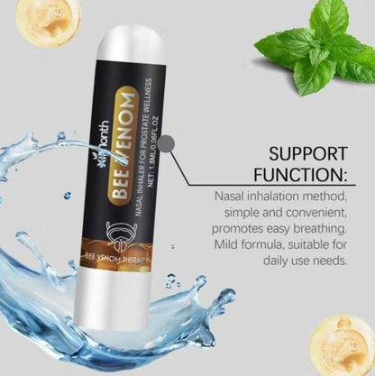 Inhalateur nasal BeeBoom pour le bien-être de la prostate.