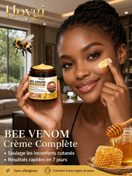 Crème Réparatrice au Venin d'Abeille - Élimination problèmes de peaux & Imperfections résultats en une semaine seulement